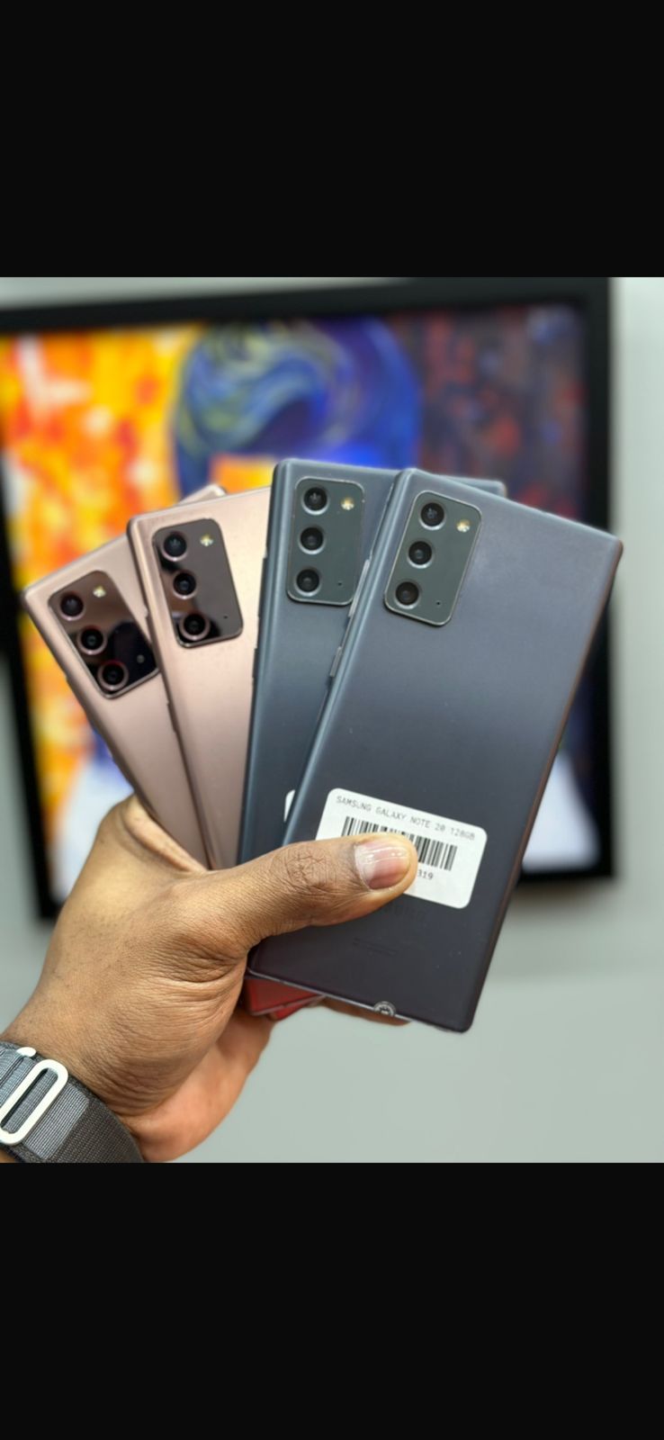 Samsung Galaxy Note 20 Ultra — multiple colors